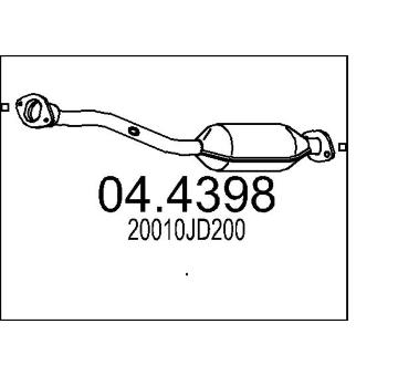 Katalyzátor MTS 04.4398