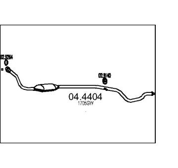 Katalyzátor MTS 04.4404