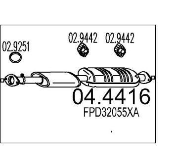 Katalyzátor MTS 04.4416