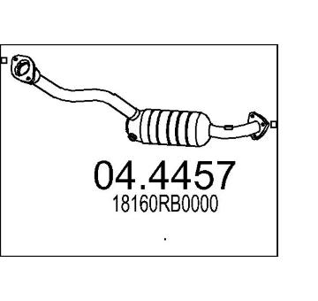 Katalyzátor MTS 04.4457
