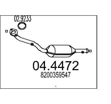 Katalyzátor MTS 04.4472