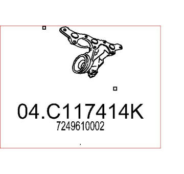 Výfuková trubka MTS 04.C117414K