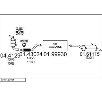 Výfukový systém MTS CITR18919A024514