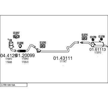 Výfukový systém MTS CITR19919A024514