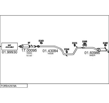 Výfukový systém MTS FORD42978A022518