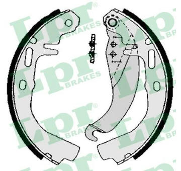 Sada brzdových čeľustí LPR 02500
