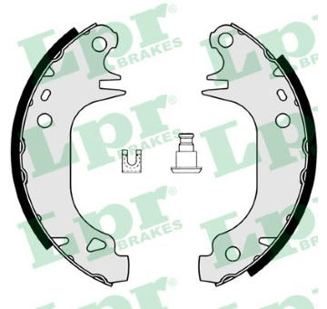 Sada brzdových čelistí LPR 02900
