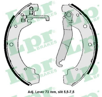 Sada brzdových čelistí LPR 04570