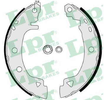 Sada brzdových čelistí LPR 04920