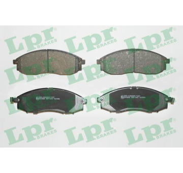 Sada brzdových platničiek kotúčovej brzdy LPR 05P1343