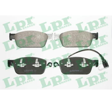 Sada brzdových platničiek kotúčovej brzdy LPR 05P1551