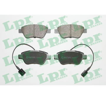Sada brzdových destiček, kotoučová brzda LPR 05P1656