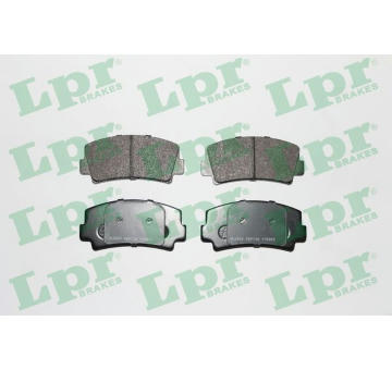 Sada brzdových destiček, kotoučová brzda LPR 05P168