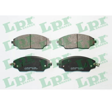 Sada brzdových destiček, kotoučová brzda LPR 05P1769