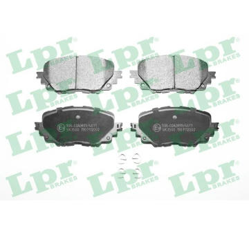 Sada brzdových destiček, kotoučová brzda LPR 05P2002