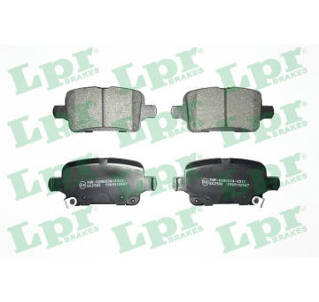 Sada brzdových destiček, kotoučová brzda LPR 05P2047