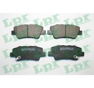 Sada brzdových destiček, kotoučová brzda LPR 05P2219