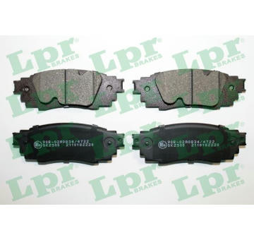 Sada brzdových destiček, kotoučová brzda LPR 05P2220