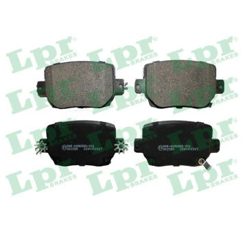 Sada brzdových destiček, kotoučová brzda LPR 05P2267