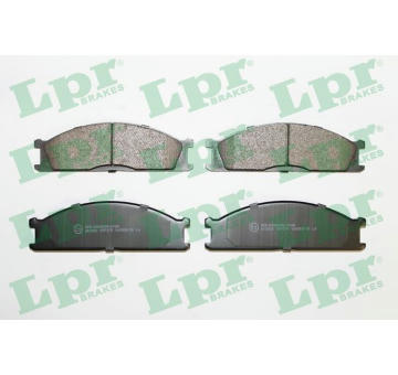 Sada brzdových destiček, kotoučová brzda LPR 05P379