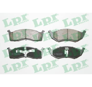Sada brzdových platničiek kotúčovej brzdy LPR 05P629