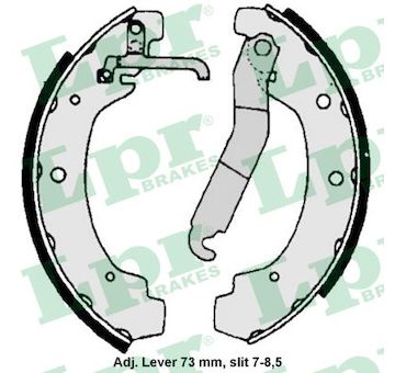 Sada brzdových čelistí LPR 06740
