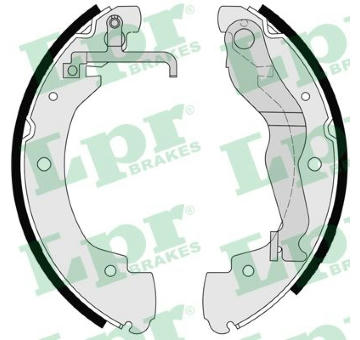 Sada brzdových čelistí LPR 06910