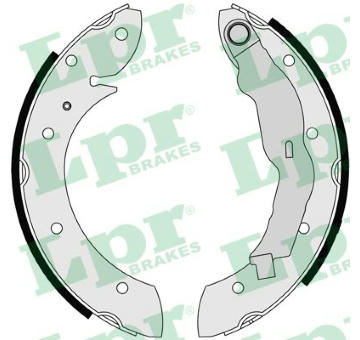 Sada brzdových čelistí LPR 07135