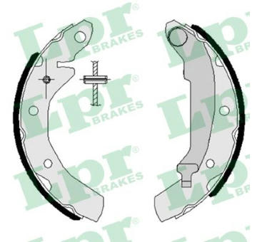 Sada brzdových čelistí LPR 07260