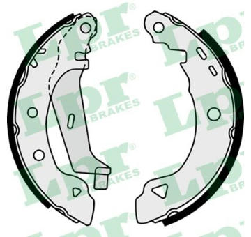 Sada brzdových čeľustí LPR 07720