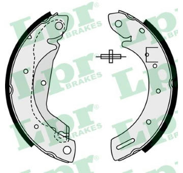 Sada brzdových čeľustí LPR 08500