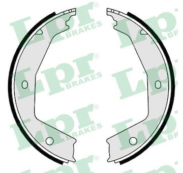 Sada brzdových čelistí, parkovací brzda LPR 09060