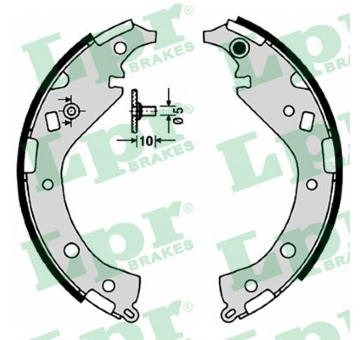 Sada brzdových čelistí LPR 09170
