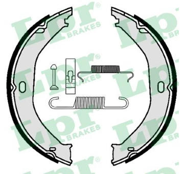 Sada brzdových čelistí, parkovací brzda LPR 09520K