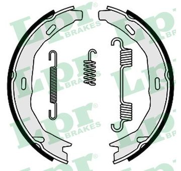 Sada brzdových čelistí, parkovací brzda LPR 09660