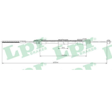 Tazne lanko, parkovaci brzda LPR C1079B
