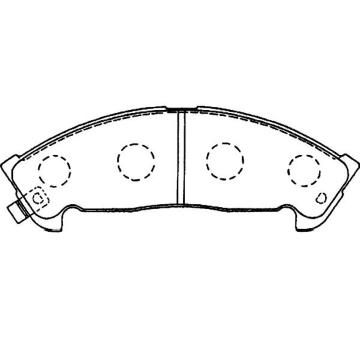 Sada brzdových destiček, kotoučová brzda KAVO PARTS KBP-3519