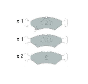Sada brzdových destiček, kotoučová brzda KAVO PARTS KBP-4026