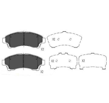 Sada brzdových destiček, kotoučová brzda KAVO PARTS KBP-4534