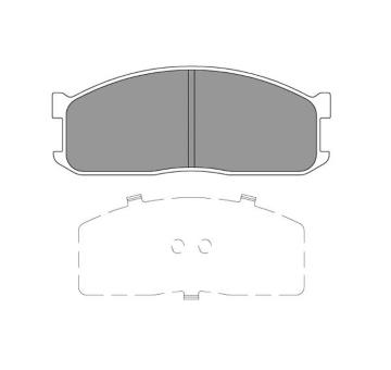 Sada brzdových destiček, kotoučová brzda KAVO PARTS KBP-4566
