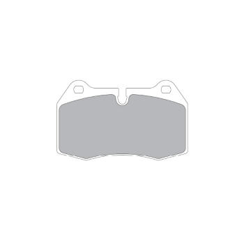 Sada brzdových platničiek kotúčovej brzdy KAVO PARTS KBP-6612