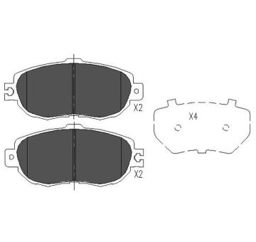 Sada brzdových destiček, kotoučová brzda KAVO PARTS KBP-9046