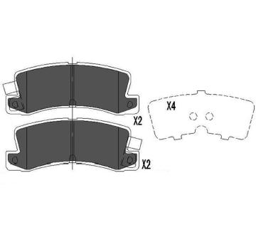 Sada brzdových destiček, kotoučová brzda KAVO PARTS KBP-9058