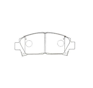 Sada brzdových destiček, kotoučová brzda KAVO PARTS KBP-9142