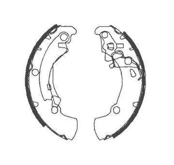 Sada brzdových čeľustí KAVO PARTS KBS-1907