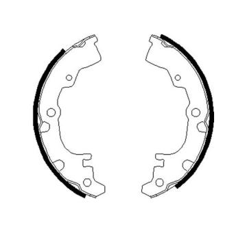 Sada brzdových čeľustí KAVO PARTS KBS-1909