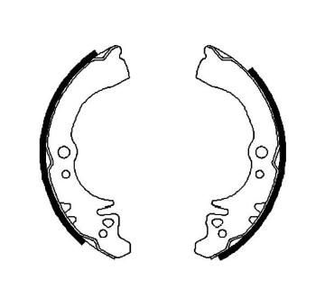 Sada brzdových čeľustí KAVO PARTS KBS-1910