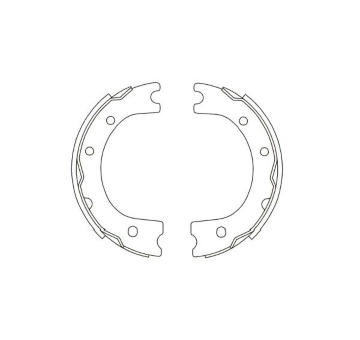 Sada brzdových čeľustí KAVO PARTS KBS-1917