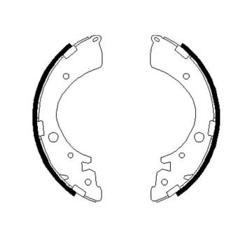 Sada brzdových čeľustí KAVO PARTS KBS-2907