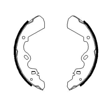 Sada brzdových čeľustí KAVO PARTS KBS-3907